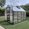 Serre aluminium 6,2 m² - Polycarbonate 350x177x192 cm