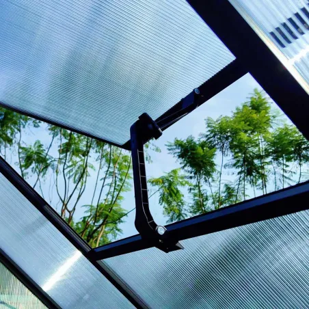 Serre aluminium 6,2 m² - Polycarbonate 350x177x192 cm