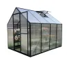 Serre aluminium 6,2 m² - Polycarbonate 350x177x192 cm