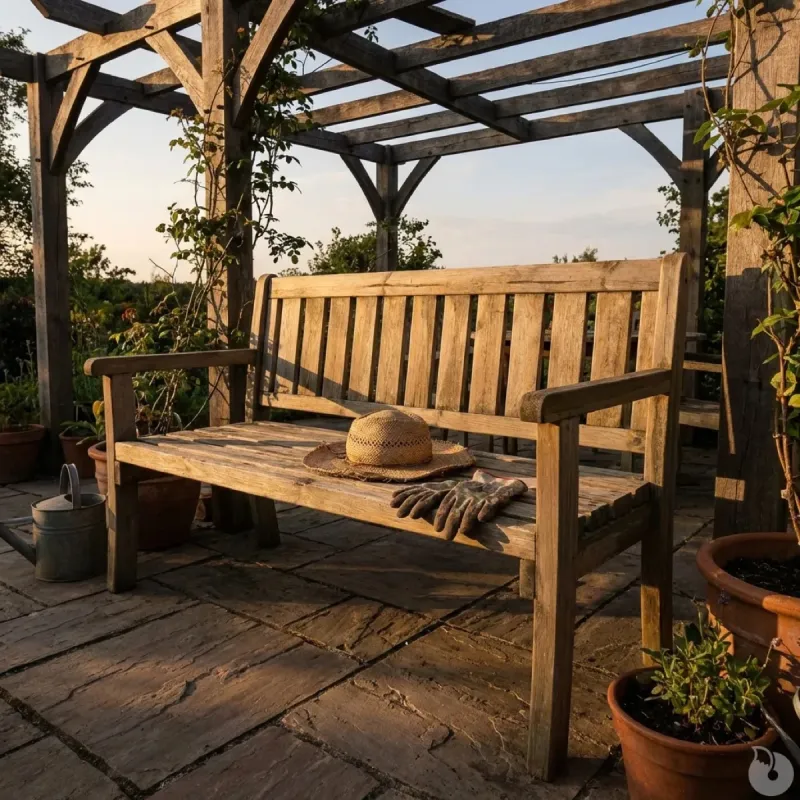 Banc extérieur bois autoclave 150 cm - Détente jardin