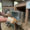 Nid en acier galvanisé pour clapier à lapins
