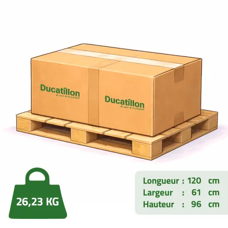 Clapier double maille thermolaqué pour 4 lapins