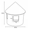 Abreuvoir 2L pour pigeons en plastique anti-perchage