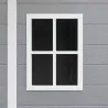 Abri Lys plastique 2 portes - 2,97m² - H 212,5 cm