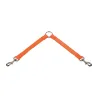 Doubleur de laisse 25 cm orange - Stepland pour 2 chiens
