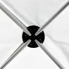 Tonnelle aluminium 3x3 m verte pliable avec parois