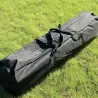 Tonnelle aluminium 3x3 m verte pliable avec parois