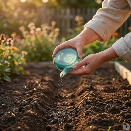 Semoir manuel de graines pour jardin et potager