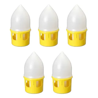 Lot de 5 abreuvoirs siphoïdes 5L pour pigeons - RIVER