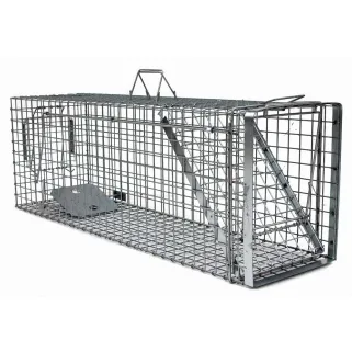 Cage-piège Hardy 3 ressorts 60° 80x26x30 cm anti-nuisibles