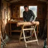 Chevalet en bois pour sciage - Stable et pratique