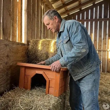 Nichoir universel en pin traité pour petits animaux