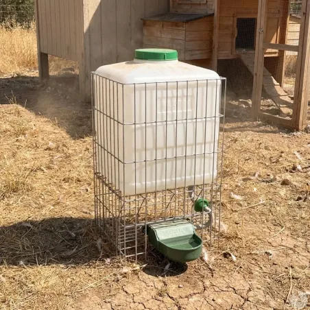 Abreuvoir auto Gaun 20L - Hydratation durable volailles et petits animaux