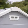 Abri Lys plastique 2 portes - 4,18m² - Hauteur 222 cm