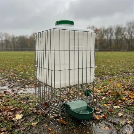 Abreuvoir auto Gaun 20L - Hydratation durable volailles et petits animaux