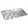 4 plateaux alu pour barbecue - 24x16 cm - légers et résistants