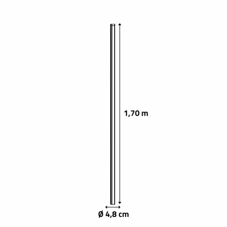 Clôture grillagée 40m x 1,20m - Kit complet prêt à poser