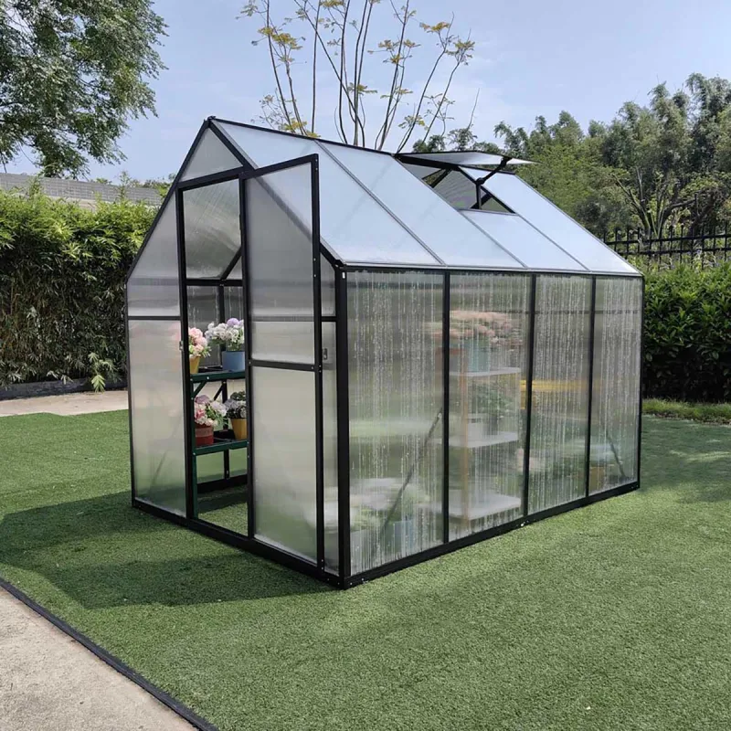 Serre aluminium 4,16m² - Polycarbonate 4mm - 235x177cm