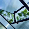 Serre aluminium 4,16m² - Polycarbonate 4mm - 235x177cm