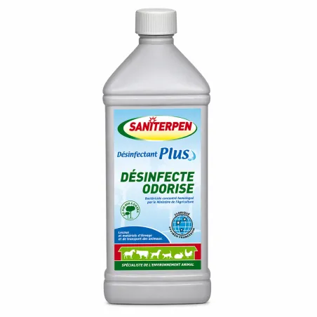 Désinfectant liquide 1L - Homologué - Odeur pin