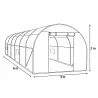 Housse de rechange pour serre de jardin 18m²