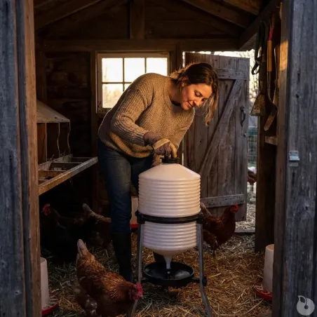 Abreuvoir sur pieds 30L pour volailles - River Systems