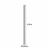 Kit clôture grillagée 20m x 1,20m - Maille 10x7,5cm - Fil 2,1mm