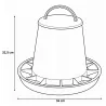 Mangeoire volailles anti-gaspi 6 kg en plastique