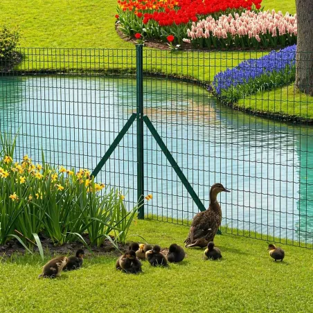 Clôture grillagée 40m x 1,20m - Maille 10x7,5cm - Fil 2,1mm