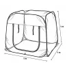 Serre pop-up 100 cm³ pour jardin et cultures protégées