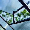 Serre aluminium 6,2 m² - Polycarbonate 350x177x192 cm