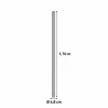 Kit clôture 80m x 1,20m - Grillage PVC maille 100x50mm