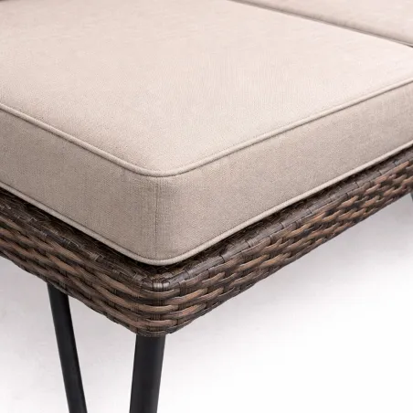 Canapé d'angle Family 3 places + table basse design