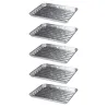 Barquettes BBQ aluminium 34x23x2,5 cm - Lot de 5