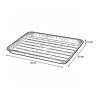 Barquettes BBQ aluminium 34x23x2,5 cm - Lot de 5