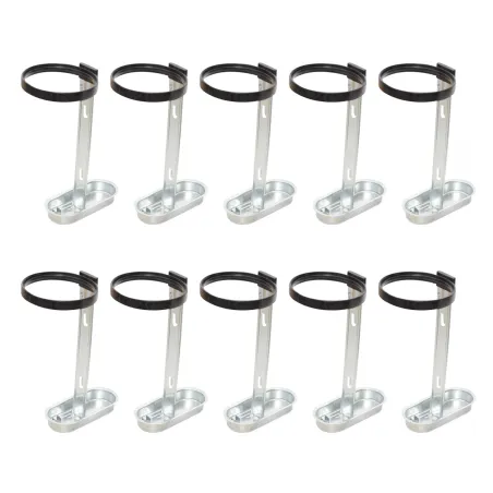 Lot de 10 abreuvoirs galvanisés pour bouteilles 50cl/1L