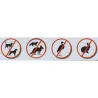 Pack 5 répulsifs ultrasons pour chiens, chats et fouines - 360m²