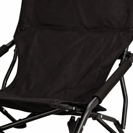 Chaise Easy C3 noire pliable - Acier & polyester 600D