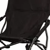 Chaise Easy C3 noire pliable - Acier & polyester 600D