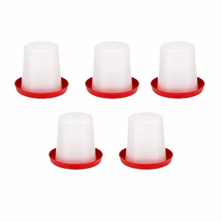 Abreuvoir siphoïde 5 L pour volailles en plastique