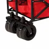 Chariot pliable robuste 96x61 cm - 80 kg - Roues freinables