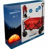 Chariot pliable robuste 96x61 cm - 80 kg - Roues freinables