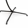Chaise suspendue acier 4 pieds pliable avec coussin détente