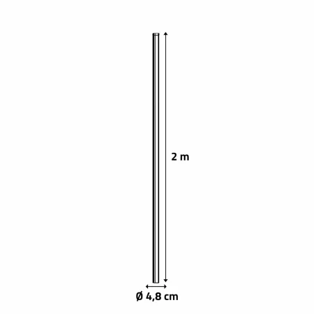 Clôture grillagée 40m x 1,5m - Maille 100x50mm - Fil 2,5mm