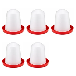 Lot de 5 abreuvoirs siphoïdes 1,5L pour volailles