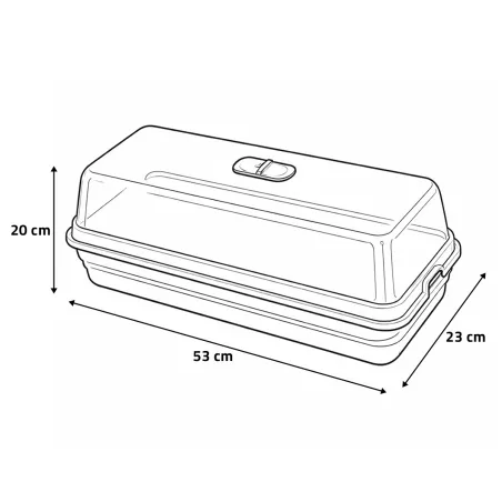 Bac à semis pro 53x23x20 cm - Démarrage optimal des cultures