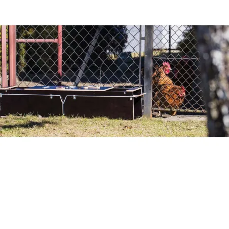 Piège bois 2 entrées pour nuisibles 135x19x24 cm