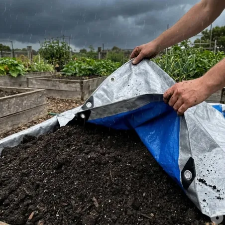 Bâche imperméable 2x3 m pour protection longue durée