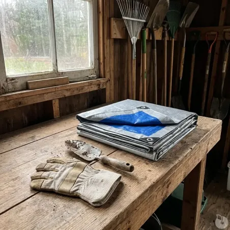 Bâche imperméable 2x3 m pour protection longue durée