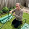 Serre jardin 2 étagères 143x73x195 cm - Polyéthylène